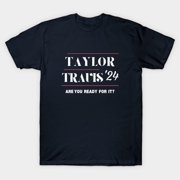 Taylor Swift Travis Kelce 2024 T-Shirt by Shine Threads